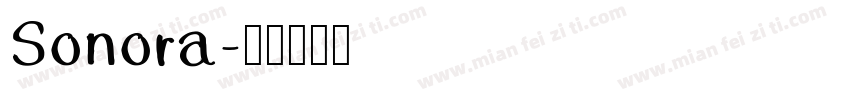 Sonora字体转换