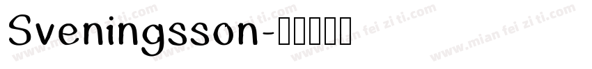 Sveningsson字体转换