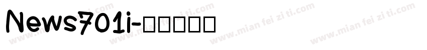 News701i字体转换