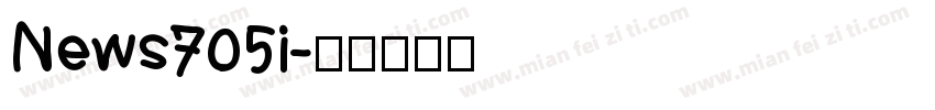 News705i字体转换