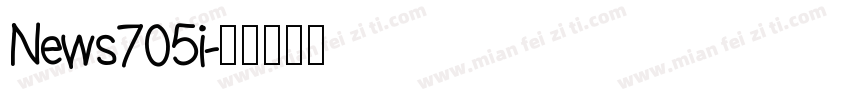 News705i字体转换