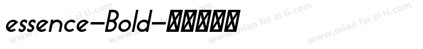 essence-Bold字体转换