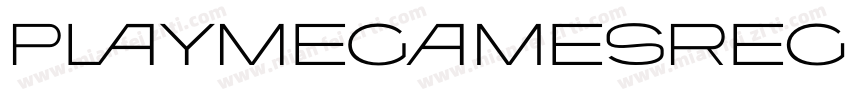 PlayMeGamesReguler字体转换