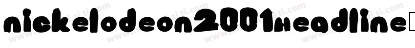 Nickelodeon2001Headline字体转换