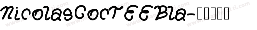 NicolasCocTEEBla字体转换