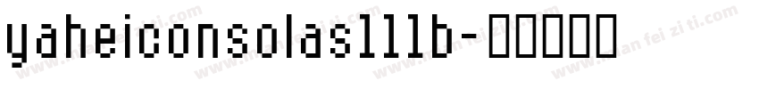 yaheiconsolas111b字体转换