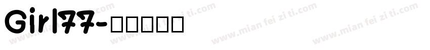 Girl77字体转换