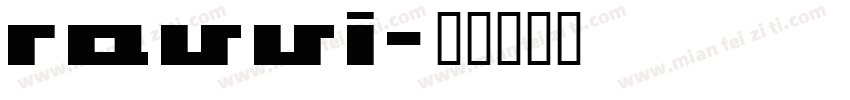 ravvi字体转换