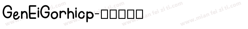 GenEiGorhicp字体转换
