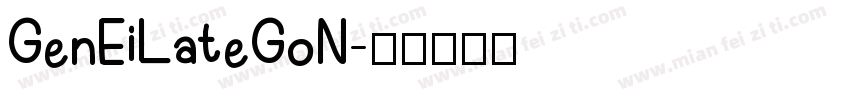 GenEiLateGoN字体转换