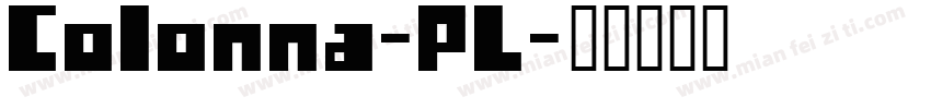 Colonna-PL字体转换