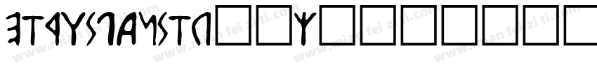 EtruscanStd字体转换
