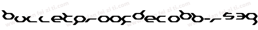 BulletproofDecoBb-r539字体转换
