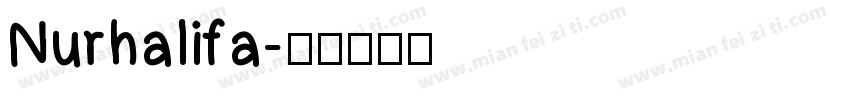 Nurhalifa字体转换