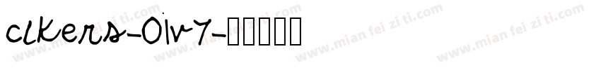 cikers-01v7字体转换