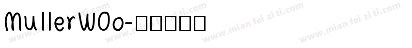 MullerWOo字体转换