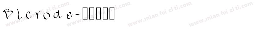 Bicrode字体转换