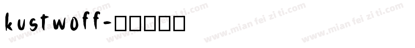 kustwoff字体转换