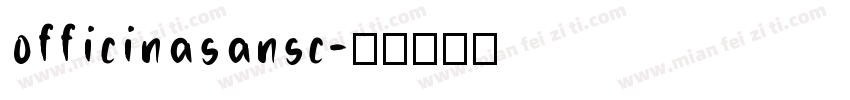 officinasansc字体转换