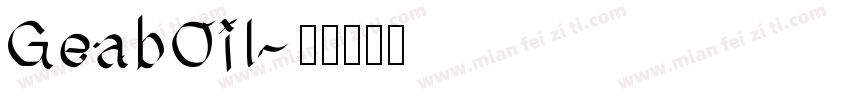GeabOil字体转换