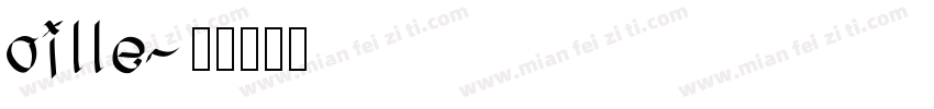 oille字体转换