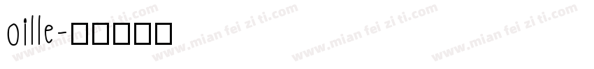 oille字体转换
