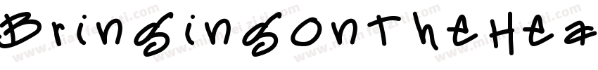 BringingOnTheHeartbreakReg-Ljv3字体转换