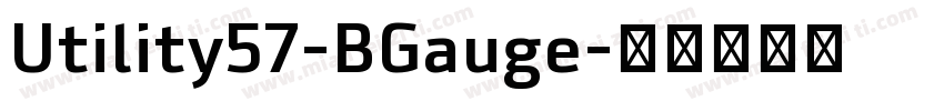 Utility57-BGauge字体转换