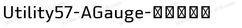 Utility57-AGauge字体转换