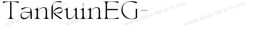 TankuinEG字体转换