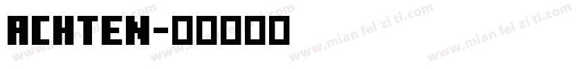 Achten字体转换