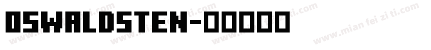 oswaldsten字体转换