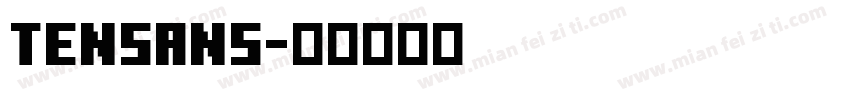 tensans字体转换