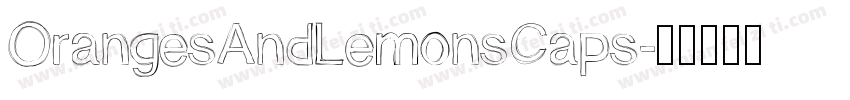 OrangesAndLemonsCaps字体转换
