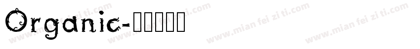 Organic字体转换