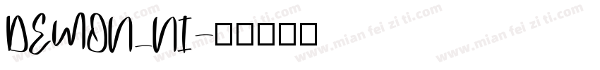 DEMON_NI字体转换