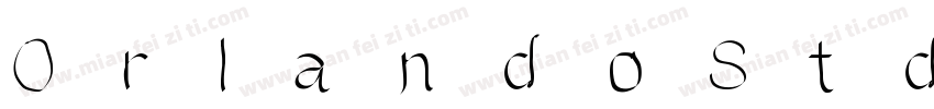 OrlandoStd字体转换