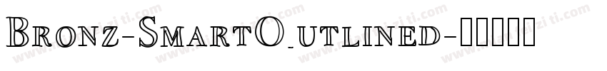Bronz-SmartOutlined字体转换