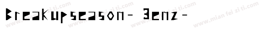 Breakupseason-3enz字体转换