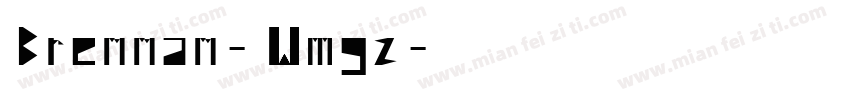 Brennan-Wmgz字体转换