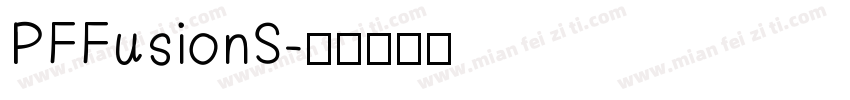PFFusionS字体转换
