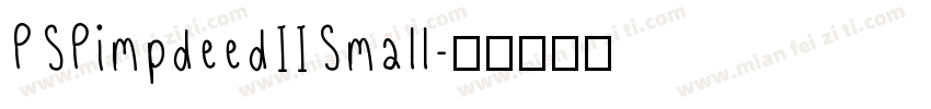 PSPimpdeedIISmall字体转换