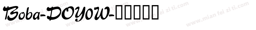 Boba-DOY0W字体转换