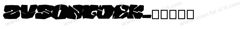 ZYSongDbk字体转换