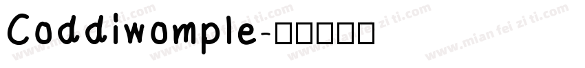 Coddiwomple字体转换