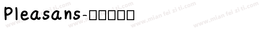Pleasans字体转换