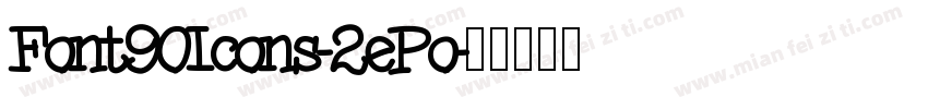 Font90Icons-2ePo字体转换