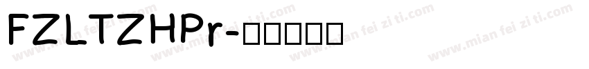 FZLTZHPr字体转换