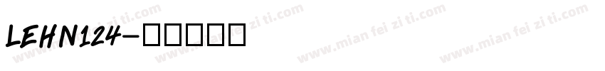 LEHN124字体转换