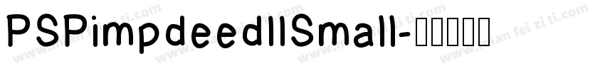 PSPimpdeedIISmall字体转换